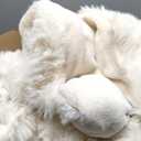 Thick Bubble Faux Fur Heated Blanket Electric Blanket 50"x60", Soft Faux Rabbit Fur with Remote Controller, Overheat Protection, 12 Time Settings, 5 Heating Level, Machine Washable (Beige)