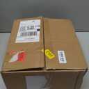 GSSUSA 100 Pack Paper Gift Bags 5.25x3.75x8 Inch Small Brown Paper Bags with Handles Bulk, Brown Kraft Bag for Small Business, Sturdy Grocery Retail Shopping Birthday Party Favor Craft Bag Made in USA