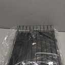 Dish Drying Rack for Kitchen Counter, Stainless Steel Drainer Anti Rust, Smart Drainage System Drainboard with Detachable Cutlery Holder, Handwash Dish Helper for Home, Apartment Space Saving (11"W x 15"L, Black)