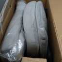 Serta Comfort Ergo Executive Office Chair, Ergonomic Mid-Back Design with Lumbar Support, Semi-Plush Double-Layer Seat Cushion, Padded Armrests, Swivel Metal Base, Soft Velvet, Gray