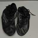 Lace Up Black Jazz Shoes Dance Boots for Women Girls Adult (7.5 Women/6.5 Men)