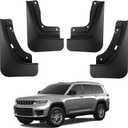 Ecarzo Mud Flaps Compatible with Jeep Grand Cherokee L 2025 2024 2023 2022 2021 3-Row No Drilling Required All Weather Mud Splash Guards Mudflap Front & Rear Jeep Grand Cherokee L Accessories 4pc Set