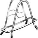 Cutting Board Rack Holder Stand - 304 Stainless Steel Chopping Board Organizer, Pan Rack with Stable Triangle Design, Stainless Steel Cutting Board Hold for Countertop Space Saving