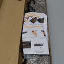 IBosins Wall Mounted Coat Rack with 10 Decorative Hooks, 34'' Long, Old Wood Color Coat Hanger, Rustic Coat Hooks Rail for Entryway Living Room Coat Scarf Bag Towel Hat