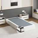 Twin XL Box Spring 7 Inch Heavy Duty Metal Bed Base with Fabric Cover