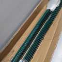 Metal Fence Post 4 Feet Green, Pack of 10, T Post for Wire Fence, No Dig Steel U Posts Fencing for Lawn Garden Wire Mesh Fences Poles Sign Outdoor