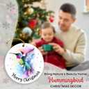 8 x Hummingbird Christmas Ornament 2025 - Hummingbird Ornaments for Christmas Tree, Gifts for Girls, Friends, Humming Bird Christmas Decorations 2025, Bird Gifts for Bird Lovers Women