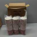 Lamosi Coffee Cups with Lids 12 oz 50 Pack, Disposable To Go Cups with Lid