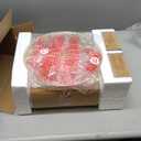 BOBOMOMO 24.5" Farmhouse Boho Table Lamps Set of 2, Hand-Woven Rattan Bedside Lamps with 3-Way Dimmable Touch Control & USB A+C Ports, Nightstand Lamp for Bedroom, Living Room, Corner (Bulbs Included)