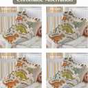 SPBL&L Christian Dinosaur Kids Blanket, God Say I Am Bible Verse Inspirational Dino Throw Blanket Gifts for Kids Boys Nursery Room Bedroom Couch Bed Decor, Dinosaur Room Decor for Boys,29.5x40Inch