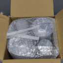 I00000 200pcs Silver Disposable Plastic Cups 9 oz Clear Plastic Cups Old Fashioned Tumblers Silver Rim Cup Disposable Party Cup Elegant Silver Wine Glasses Cocktail Cup