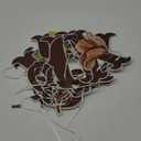 Happy Birthday Cowboy Party Decorations, Western Themed Party Decorations, Wild West Party Decorations Cowboy Banners Hanging Swirls, YITOBA Country Western Party Decor Supplies for Cowboy Birthday (Brown)