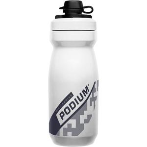 CamelBak Podium Dirt Series Mountain Bike Mud Cap Squeeze Water Bottle White, 21oz