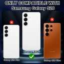 Magnetic for Galaxy S26 Case with Invisible Ring Stand[Compatible with MagSafe] Full Body Slim Women Girl Shockproof Marble Pattern Design Case for Samsung Galaxy S26,Blue/Pink
