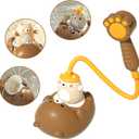 Bath Toys for Toddler 3-4 Years, 5 Modes Baby Bath Shower Sprayer for 1 2 Year Old, Bear Sprinkler Bathtub Toy with Shower Head for Boys Girls Ages 4-8 Gifts