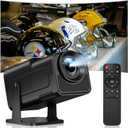Mini Projector with WiFi and Bluetooth 150-Inch Portable Outdoor Projector 1080P 4K Support WiFi 6 Auto Keystone Smart Movie TV Projector for Bedroom