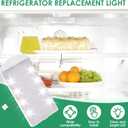 2Pcs W11527432 Fridge LED Light Replacement for Maytag for Amana Refrigerator Module W11101384 W11333374 W11387579 W11042554 WRX735SDHZ02 WRX735SDHZ03