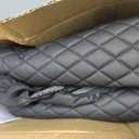 Skechers Seat Covers Contour Foam Cozy Fit,Leather Car Seat Covers, Car Seat Covers Front Seats Airbag Compatible, Universal Automotive Comfort for Most Cars, Vans, Trucks, SUV,Black
