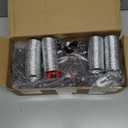 12V Car Heater Defroster, Portable 500W 4 Hole Warm Air Blower Universal Windscreen Demister for Truck Car RV Defrosting Defogging Fast Heating Warming with Aluminum Foil Telescopic Tube