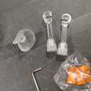 2 x Spotlight Ceiling Holder Rail System Rail Holder Holder 65 mm ø12 mm