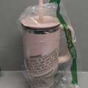 Hydro Flask Travel Tumbler with Handle, Lid and Straw - Insulated Stainless Steel in 40 Oz Trillium