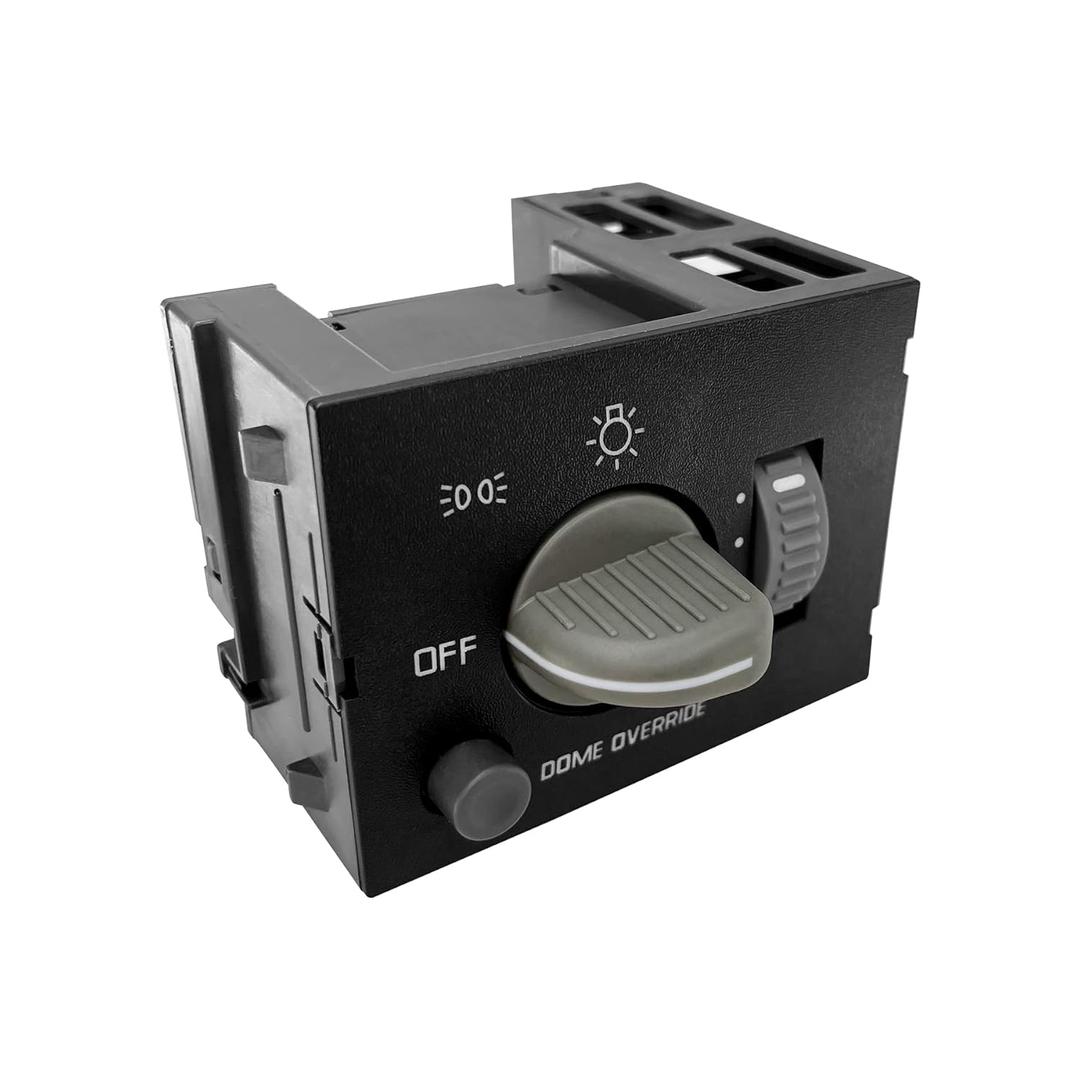 Headlight Switch Dimmer Control | Replacement for 1995-2009 Chevy & GMC Vehicles - C1500 C2500 C3500 K1500 K2500 K3500 Express1500 2500 3500 & More | Replaces# 93443101, D1523H, DS876