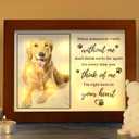 Dog Memorial Gifts for Loss of Dog Picture Frame 4x6,Pet Memorial Shadow Box for Dogs,Pet Memorial Gifts for Dogs,Loss of Dog Sympathy Gift,Dog Bereavement Gifts