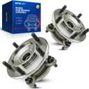 KAX 515204 Pair Front Wheel Bearing Compatible with Toyota Tundra 2007-2019 RWD, Toyota Tundra 2020-2021, Toyota Sequoia 2008-2019 RWD