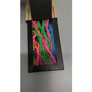 Kendama String Pack - 5 Unique Neon Colors - 10 Strings - Extra long 70 cm Strings - Extra Mini Bearings - Make Your Kendama Unique