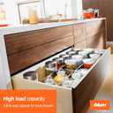 Blum TANDEM plus BLUMOTION Concealed Undermount Drawer Slides (Runners) Kit, 21-Inch, Full Extension, Soft-Close, Steel, 100 lb. Load Capacity for Wood Drawers (6 Kits)