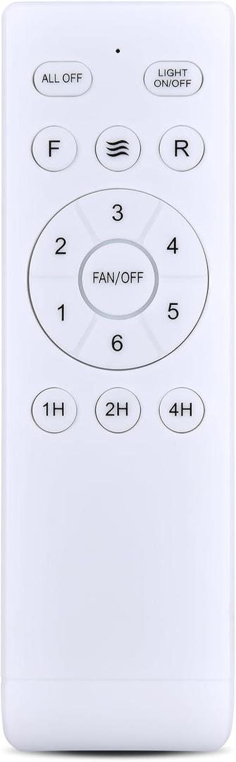 Replacement Remote Control for Fanbulous SHIHOT LEDIARY (16"/23") Ceiling Fan Compatible with F-HL52BK-1D03 F-LY46BK-1X01 F-SN56XX-1X0X F-TY52BK-1D01 with Light ON/Off
