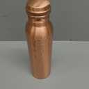 Copper Water Bottle - 34oz - Handcrafted Ayurvedic 100% Pure Copper Water Bottle for Drinking |Men & Women| Leak-Proof Lid BPA Free Non-Insulated & Eco Friendly with Premium Quality for Sport & Travel
