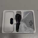 [2 Pack] Mini Portable Charger 5000mAh for iPhone 14,Ultra-Compact 15W PD Fast Charging Power Bank,LCD Display Cute Battery Pack Backup Charger for iPhone 14/14 Pro Max/13/13 Pro/12/XR/8/7/6 etc (A-Black+White)