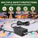12V 1.5A Replacement Yard Inflatables Adapter with 10ft Extension Cords, Low Voltage 18W Class 2 Power Supply, IP44 Transformer for Christmas Inflatables, LED Lights, Indoor Outdoor Decorations