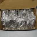 Chibery 50 Pack Full Overlay Soft Close Concealed Hinges, Small Door Gap, Clip-on Plate, Face Frame Door, Self Closing Hidden Satin Nickel 3D Hinge, 105 Open Angle Concealed Stainless Steel Hinges