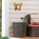 Evergreen Metal and Glass Shaped Wall Clock, Butterfly