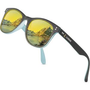 Anti-Scratch Polarized Sunglasses for Men Women,UV400 Protection,Lightweight TR90 for Driving,Outdoor Everyday Use