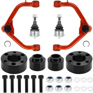 3" Front & 2" Rear Leveling Lift + Upper Control Arm Lift 2-4" for Ram 1500 2011-2022, with Replace Ball Joints, Adjustable Suspension Kit