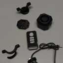 WSDCAM USB Rechargeable Bike Alarm with Remote, 110dB Loud Wireless Anti Theft Vibration Motion Sensor Vehicle Security Alarm System Waterproof Bicycle Trailer Motorcycle Alarm