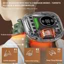 Neck Massager with Heat, Bionic Shiatsu Neck and Shoulder Massager with 4D Kneading Fingers, LCD Display & Adjustable Intensity, Heated Neck Massage Device Simulates Real Palm to Relax Muscle Tension