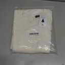 ZESICA Women's Casual Long Sleeve Crew Neck High Waist Smocked Flowy Tiered Midi Dress (White, M)