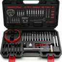 Premium Pin Punch Hammer Set: 25-Piece Punch Set and Hammer with Bench Block, Steel Roll Pin Punch Set, Pin Punches with Replaceable Face Hammer, Mechanical Repair Tool for Maintenance