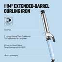 BabylissPRO Nano Titanium Professional Curling Iron with Extended/Long Barrel Perfect for Longer Hair