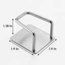 2 x 5-Pack Adhesive Sponge Holder for Kitchen Sink Caddy Accessories SUS304 Stainless Steel, Quick Drying