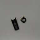 Andoer Leather Ligature Fastener with Plastic Cap for Soprano Sax Saxphone Bakelite Mouthpiece Durable