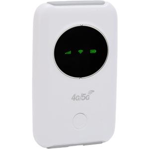 LICAEVEY 4G 5G LTE Mobile WiFi Hotspot, 300Mbps High Speed Portable Router with Color LED Screen, Travel WiFi with SIM Card Slot for 10 Devices