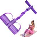 2 x 8 Tube Resistance Band with Handles,Multifunction Fitness Equipment,Durable TPE Tension Rope for Full-Body Workout, Abdomen,Waist,Arm,Leg