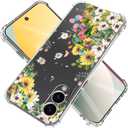 for Samsung Galaxy S25 Edge Case 5G 6.65", [10FT Military Grade Drop Test] Flowers Planet Soft Slim TPU Protective Shockproof Phone Case CoverFlowers Sea
