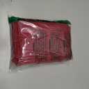 Anickal Red Pillow Covers 18x18 inch for Christmas Day Decor Set of 4 Rustic Linen Holiday Decorative Square Throw Pillow Covers for Farmhouse Sofa Couch Home Decoration