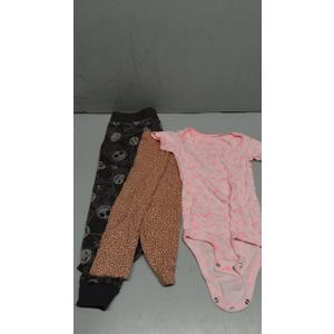 Body suit pink-24M, Pants Brown-18M and gray-2T